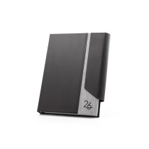 Agenda A5 em PU Reciclado e 300D rPET Personalizada