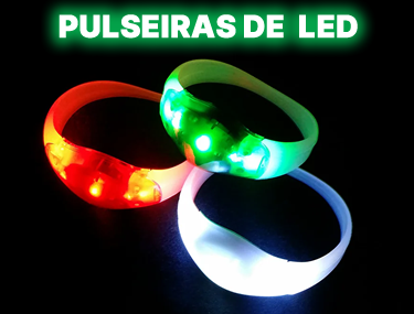 Pulseiras de Led Personalizados